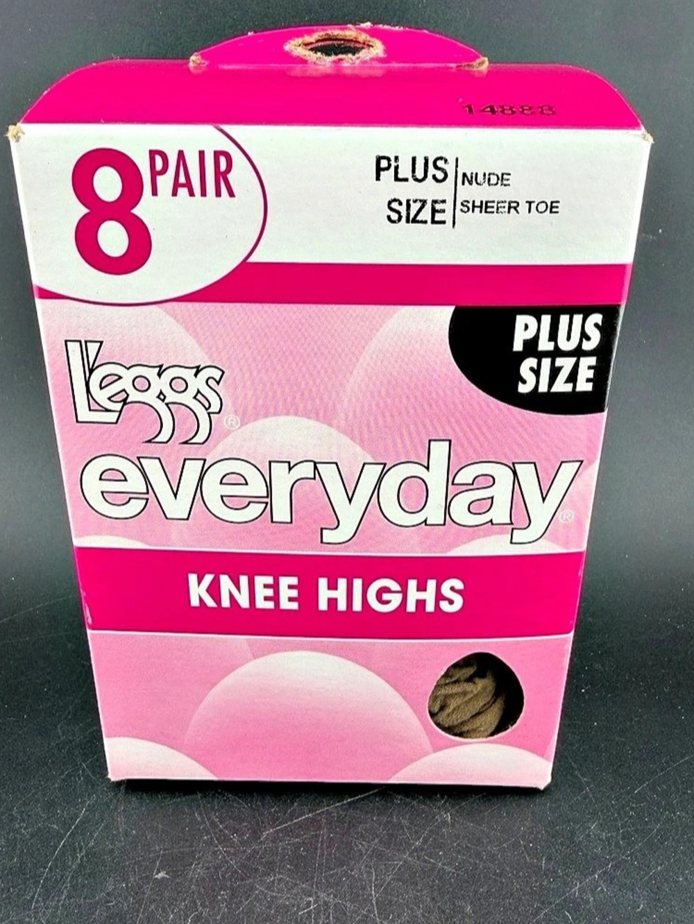 Leggs Everyday Knee Highs Plus Size Knee Highs 8 Pair NWT Nude